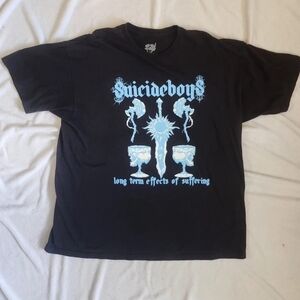 Suicideboys Black Tee  XXL Long Term Effects Of Suffering Rare G59 Records